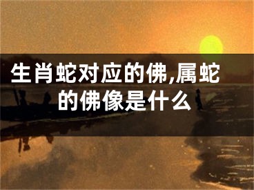 生肖蛇对应的佛,属蛇的佛像是什么