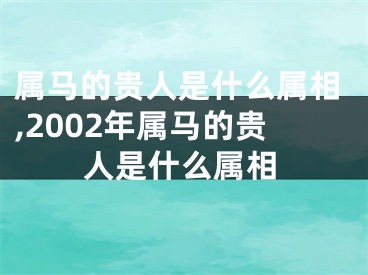 属马的贵人是什么属相,2002年属马的贵人是什么属相