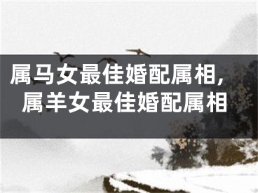 属马女最佳婚配属相,属羊女最佳婚配属相