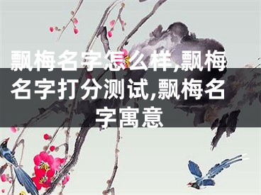 飘梅名字怎么样,飘梅名字打分测试,飘梅名字寓意