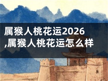 属猴人桃花运2026,属猴人桃花运怎么样
