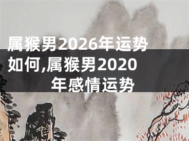 属猴男2026年运势如何,属猴男2020年感情运势