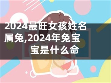 2024最旺女孩姓名属兔,2024年兔宝宝是什么命