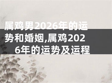 属鸡男2026年的运势和婚姻,属鸡2026年的运势及运程