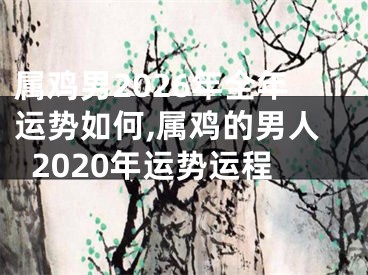 属鸡男2026年全年运势如何,属鸡的男人2020年运势运程