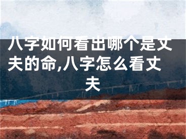 八字如何看出哪个是丈夫的命,八字怎么看丈夫