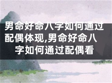 男命好命八字如何通过配偶体现,男命好命八字如何通过配偶看