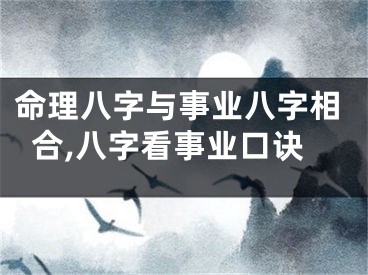 命理八字与事业八字相合,八字看事业口诀