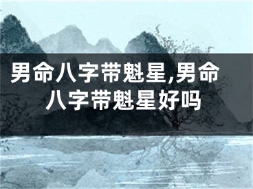 男命八字带魁星,男命八字带魁星好吗