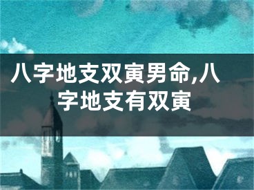 八字地支双寅男命,八字地支有双寅