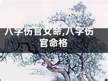 八字伤官女命,八字伤官命格