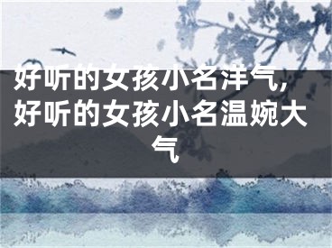 好听的女孩小名洋气,好听的女孩小名温婉大气