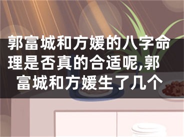 郭富城和方媛的八字命理是否真的合适呢,郭富城和方媛生了几个