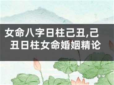 女命八字日柱己丑,己丑日柱女命婚姻精论