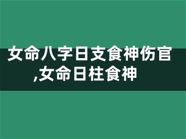 女命八字日支食神伤官,女命日柱食神