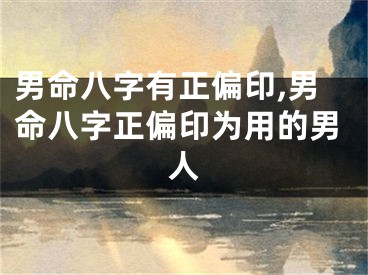男命八字有正偏印,男命八字正偏印为用的男人