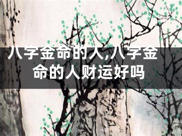 八字金命的人,八字金命的人财运好吗