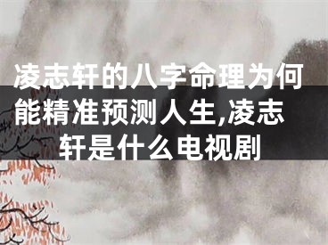 凌志轩的八字命理为何能精准预测人生,凌志轩是什么电视剧