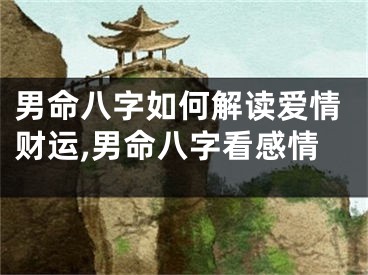 男命八字如何解读爱情财运,男命八字看感情