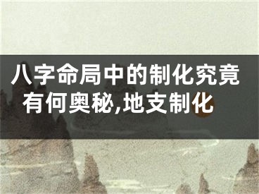 八字命局中的制化究竟有何奥秘,地支制化