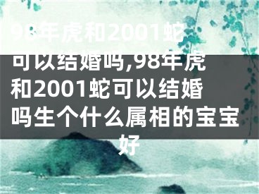 98年虎和2001蛇可以结婚吗,98年虎和2001蛇可以结婚吗生个什么属相的宝宝好