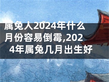 属兔人2024年什么月份容易倒霉,2024年属兔几月出生好