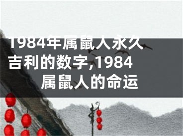 1984年属鼠人永久吉利的数字,1984属鼠人的命运