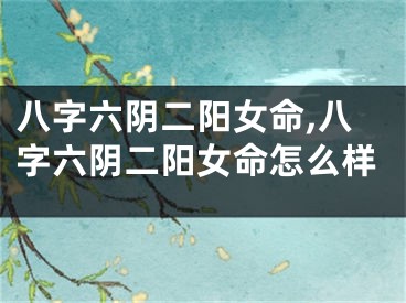 八字六阴二阳女命,八字六阴二阳女命怎么样