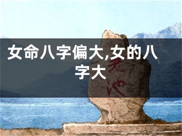 女命八字偏大,女的八字大