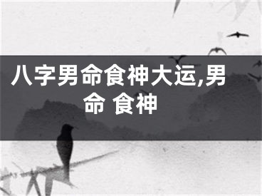 八字男命食神大运,男命 食神
