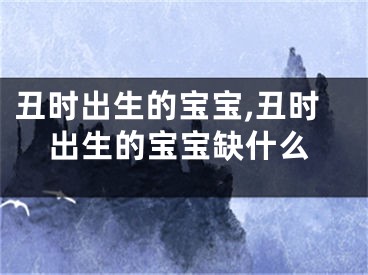 丑时出生的宝宝,丑时出生的宝宝缺什么