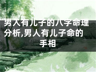男人有儿子的八字命理分析,男人有儿子命的手相
