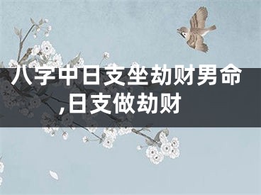 八字中日支坐劫财男命,日支做劫财