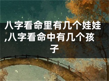 八字看命里有几个娃娃,八字看命中有几个孩子