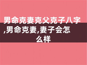 男命克妻克父克子八字,男命克妻,妻子会怎么样