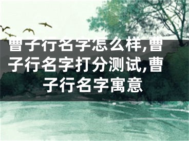 曹子行名字怎么样,曹子行名字打分测试,曹子行名字寓意