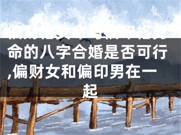 偏财格女命与偏印格男命的八字合婚是否可行,偏财女和偏印男在一起