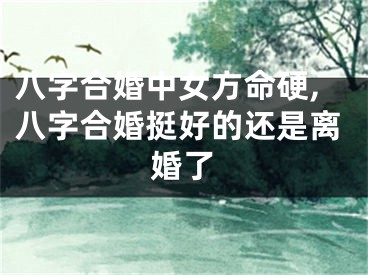八字合婚中女方命硬,八字合婚挺好的还是离婚了
