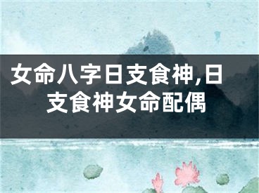 女命八字日支食神,日支食神女命配偶