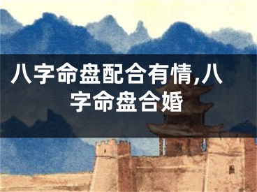 八字命盘配合有情,八字命盘合婚