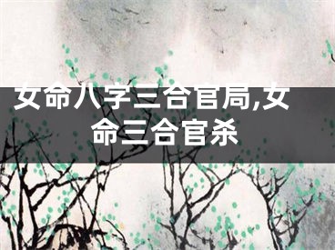 女命八字三合官局,女命三合官杀