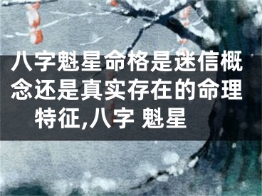 八字魁星命格是迷信概念还是真实存在的命理特征,八字 魁星