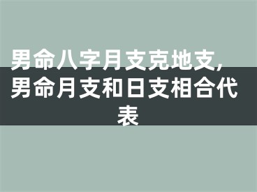 男命八字月支克地支,男命月支和日支相合代表