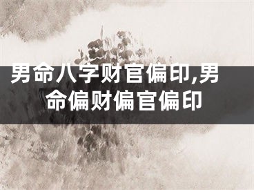 男命八字财官偏印,男命偏财偏官偏印