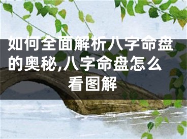 如何全面解析八字命盘的奥秘,八字命盘怎么看图解