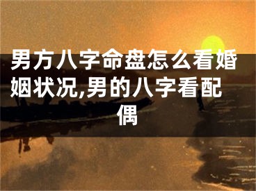 男方八字命盘怎么看婚姻状况,男的八字看配偶