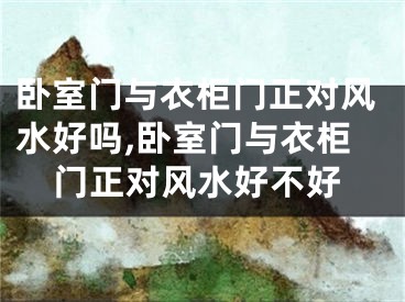 卧室门与衣柜门正对风水好吗,卧室门与衣柜门正对风水好不好
