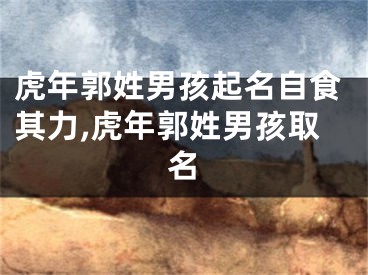 虎年郭姓男孩起名自食其力,虎年郭姓男孩取名