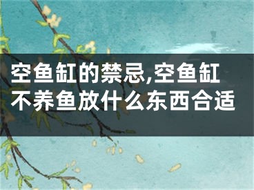 空鱼缸的禁忌,空鱼缸不养鱼放什么东西合适