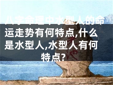 八字命理中水型人的命运走势有何特点,什么是水型人,水型人有何特点?